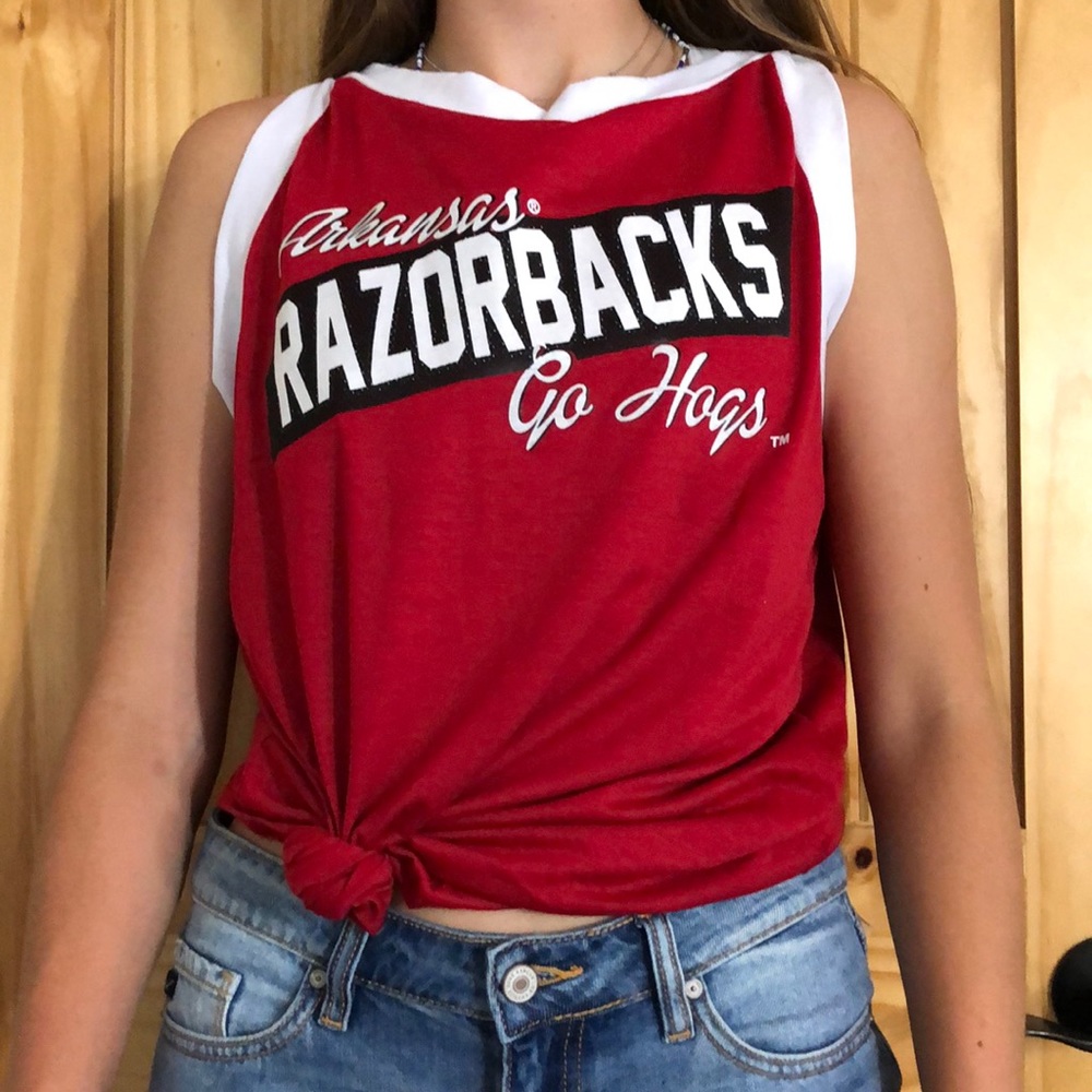 🐗Razorback Game-day Tank❤️